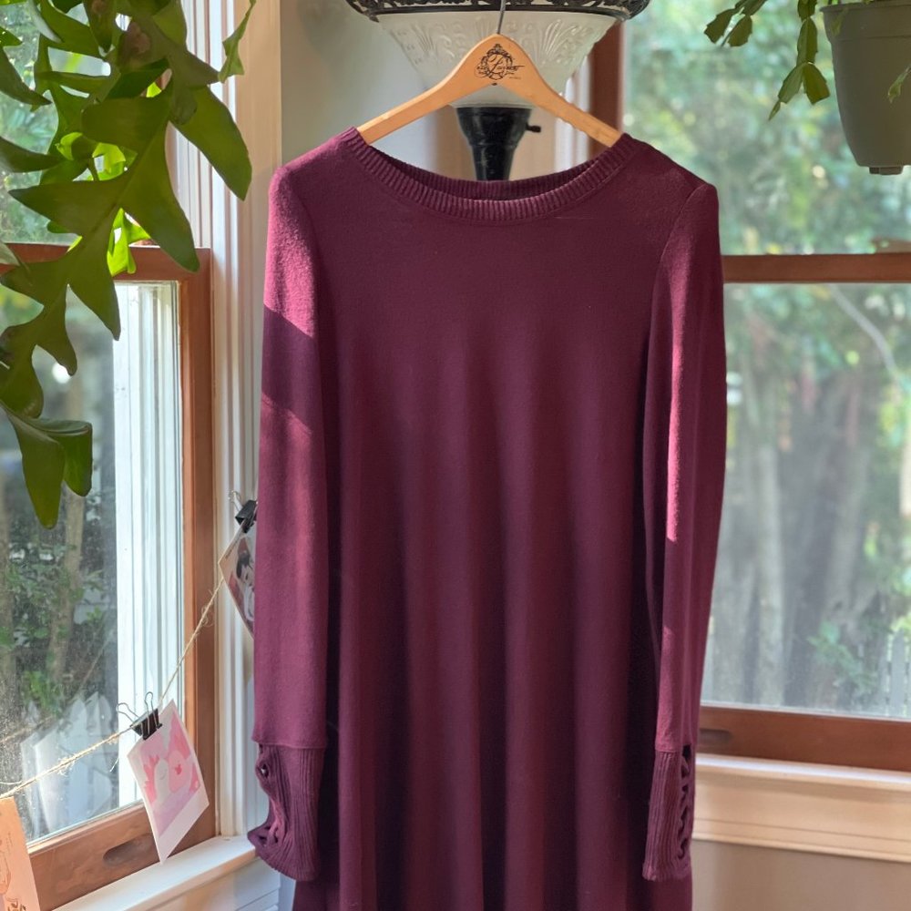 Fortune + Ivy Nimah Cozy Hacci Dress